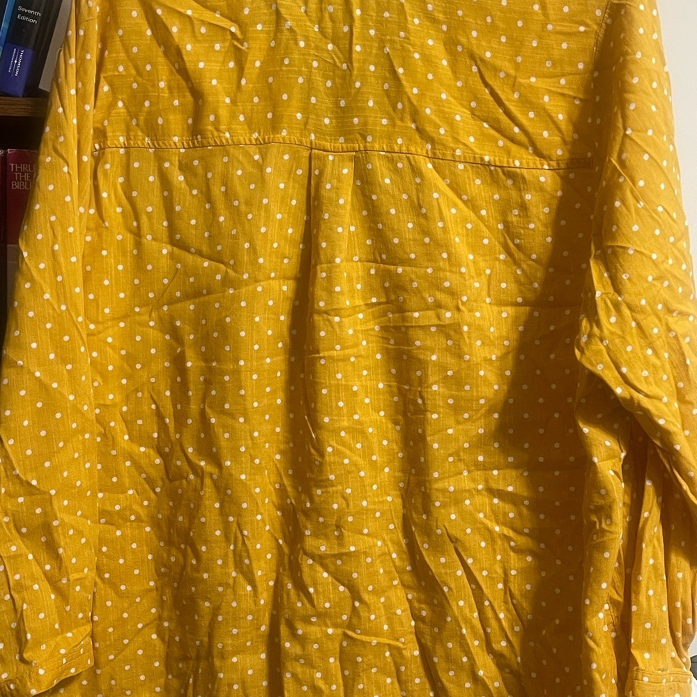 Old Navy Gold 3/4 Sleeve Relaxed Tunic - Picture 5 of 7